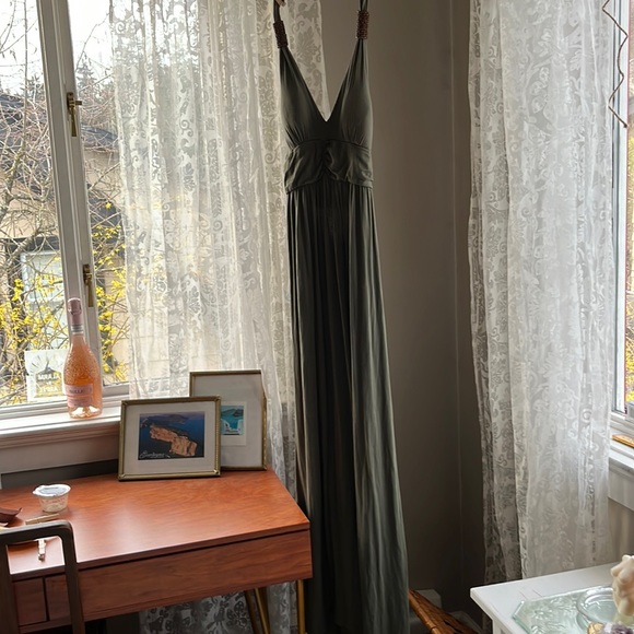 Army Green Dress - Picture 1 of 4